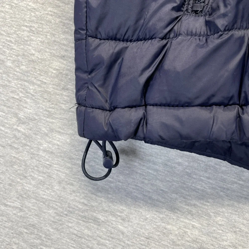 Tommy Hilfiger Packable Puffer Jacket Mens Large Multicolor Mock Neck Full Zip